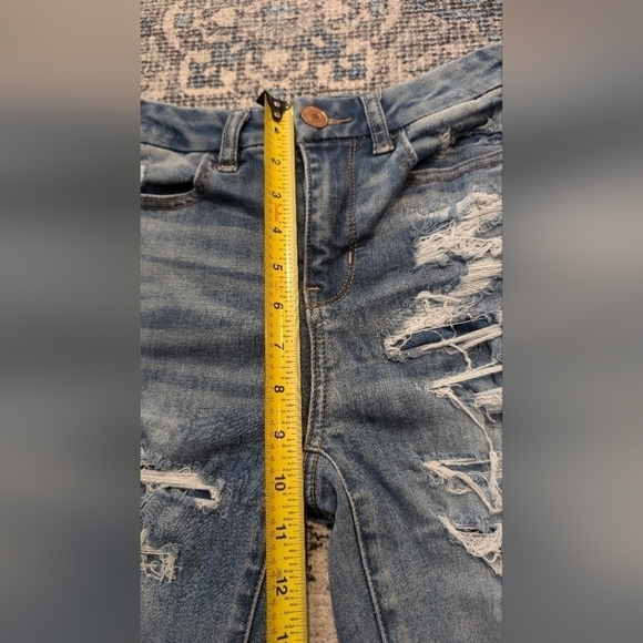 American Eagle curvy high rise Jegging Next level stretch size 00 - Picture 4 of 7